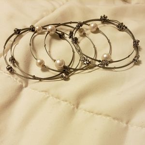 Silver Soft Bangle Bracelets